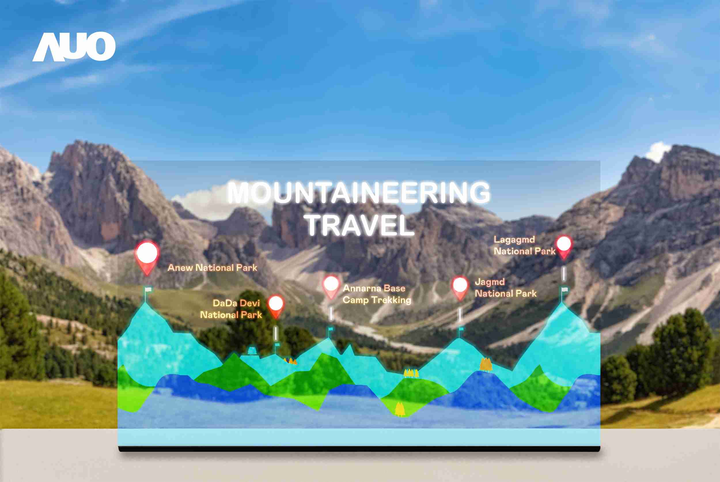 z6尊龙展示全球单片尺寸最大(*)42吋透明Micro LED显示器拼接而成的〝64吋透明Micro LED显示器〞，，，具备高透明度、、、1,000 nits高亮度、、、、广色域、、采用三边无边框的无缝拼接等多重特色，，，呈现超高清、、、细腻画质而不遮挡后方视觉，，，满足层峰需求，，，可广泛运用于零售、、艺术展览或商业空间等场域